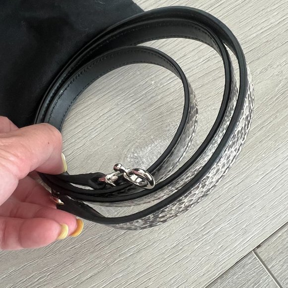 Saint Laurent Small Black Sac De Jour with Python Handles - Picture 8 of 9